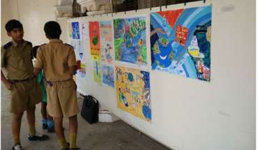 Delphic Artwall banner