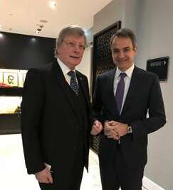 Meeting with Prime Minister of Greece Mr. Kyriakos MITSOTAKIS at the German-Greek Economic Forum Berlin