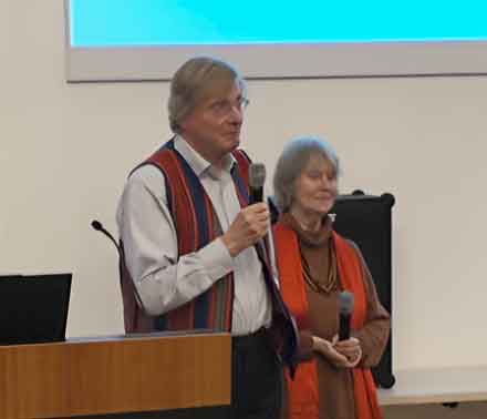 J. Christian B. Kirsch and Waltraud Kretschmann during their Prologue at the meeting